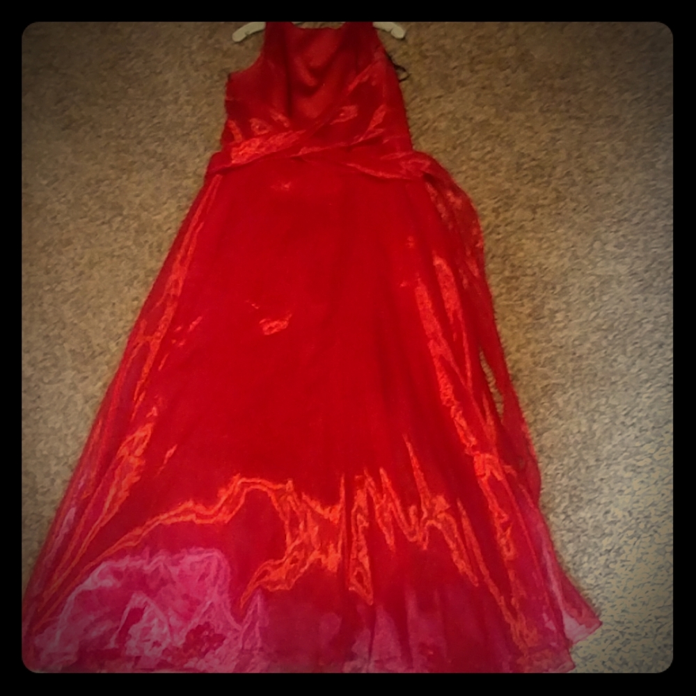 Red long formal
